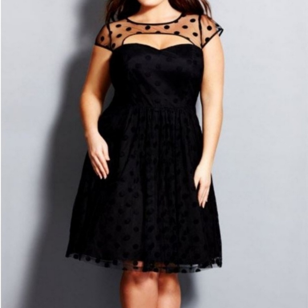 Torrid polka dot dress